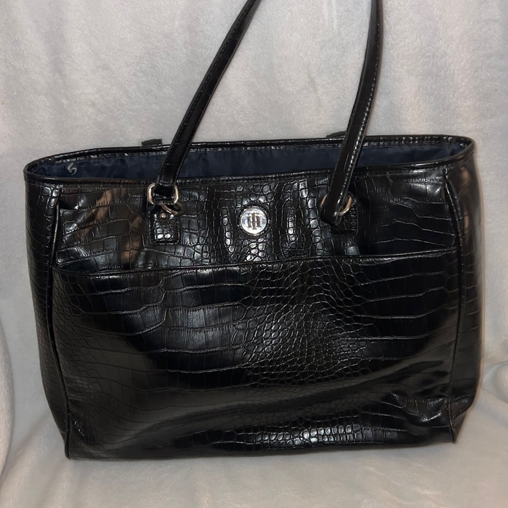 Tommy Hilfiger black tote bag